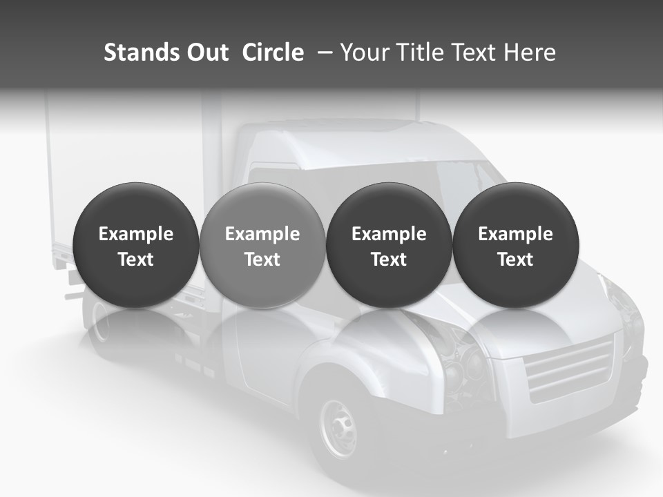 Auto Trailer Render PowerPoint Template