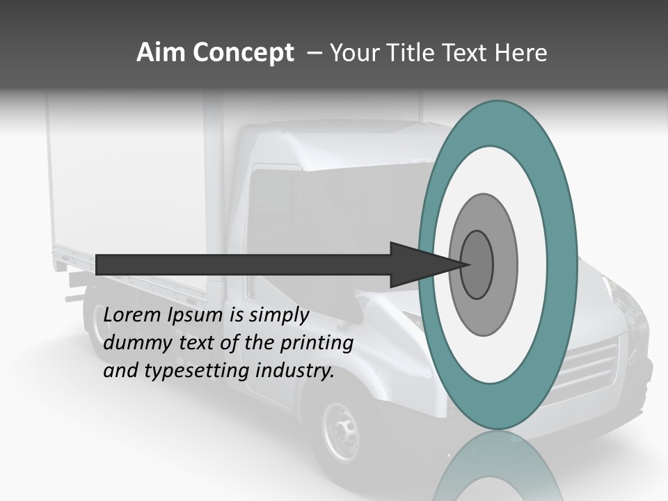 Auto Trailer Render PowerPoint Template