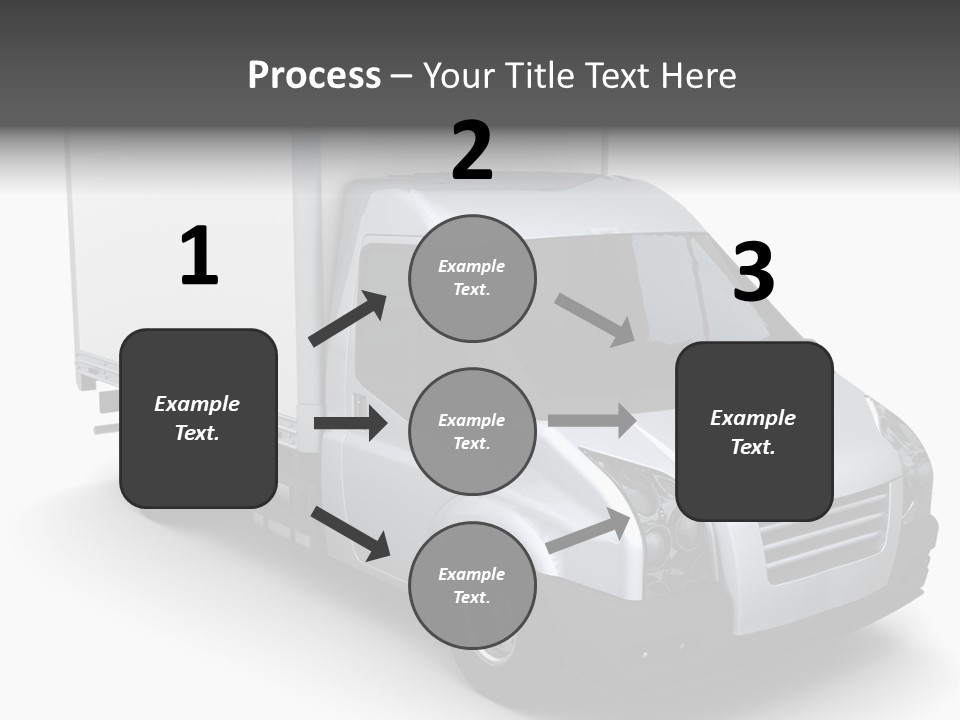 Auto Trailer Render PowerPoint Template