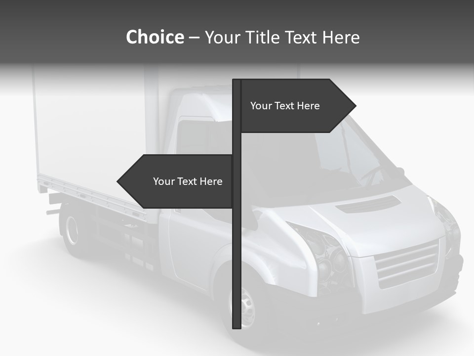 Auto Trailer Render PowerPoint Template