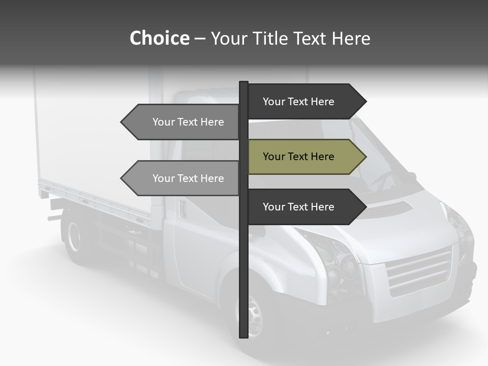 Auto Trailer Render PowerPoint Template