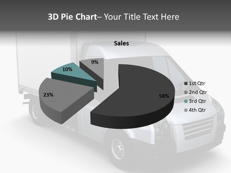 Auto Trailer Render PowerPoint Template