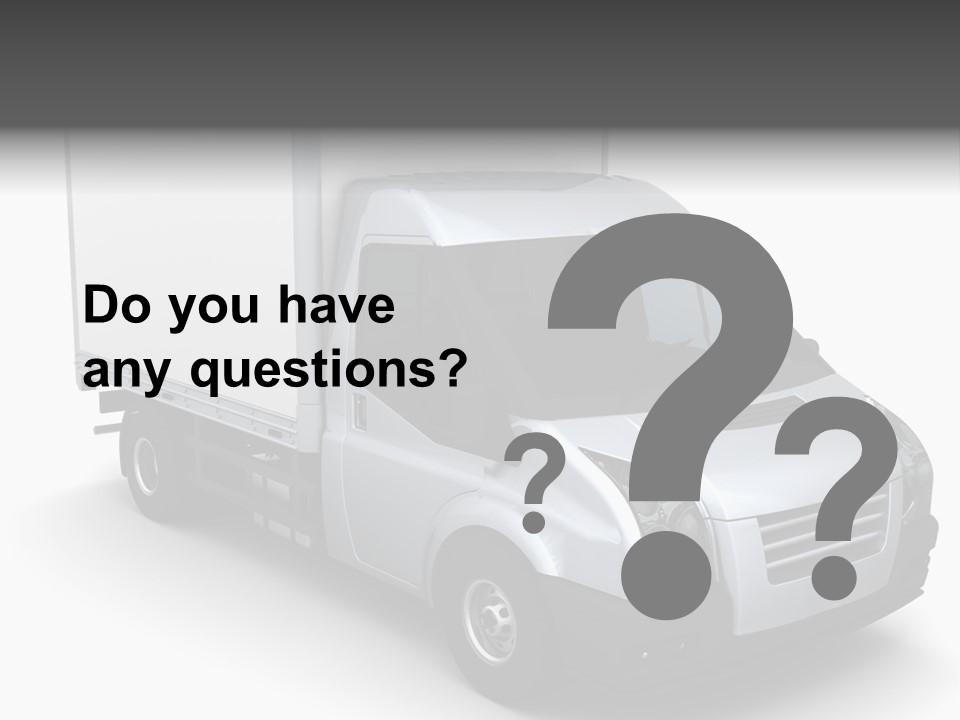 Auto Trailer Render PowerPoint Template