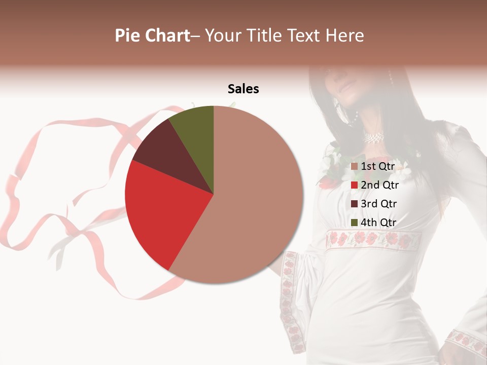 Stitch Isolated Female PowerPoint Template