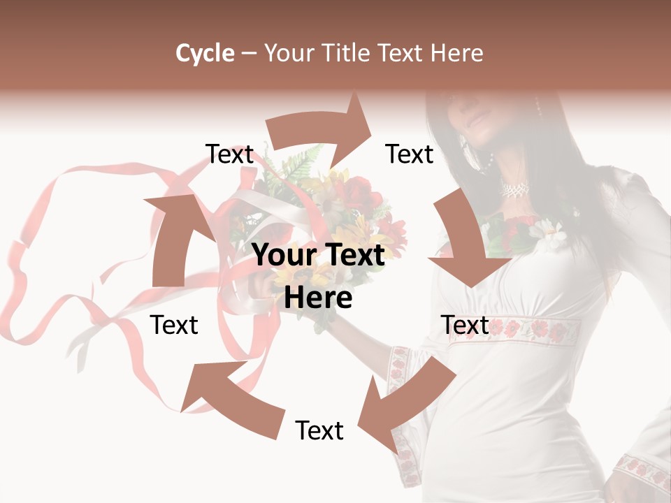 Stitch Isolated Female PowerPoint Template
