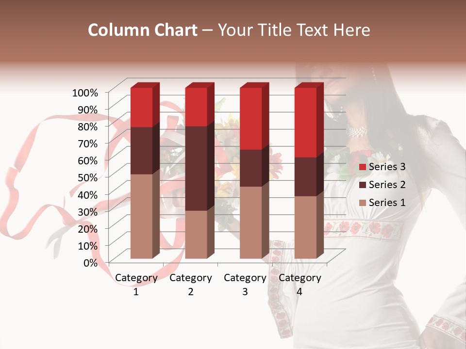 Stitch Isolated Female PowerPoint Template