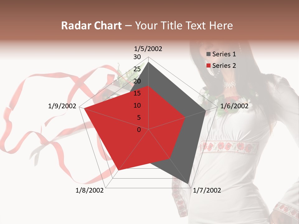 Stitch Isolated Female PowerPoint Template