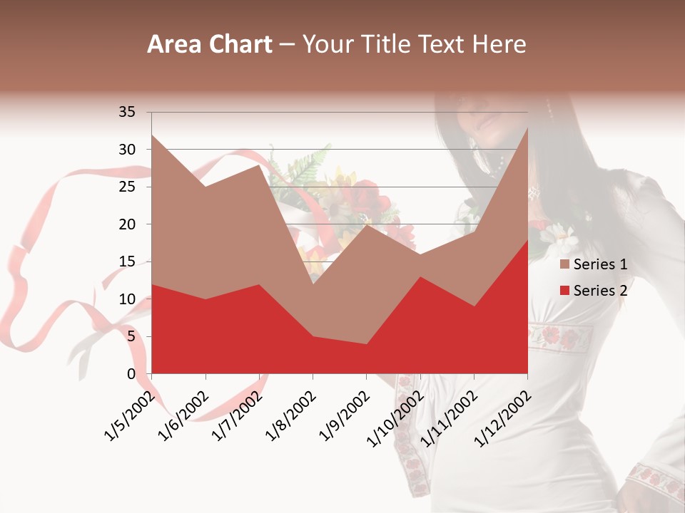 Stitch Isolated Female PowerPoint Template