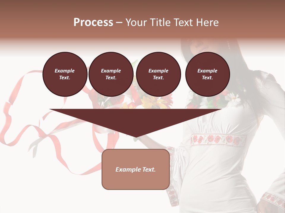 Stitch Isolated Female PowerPoint Template