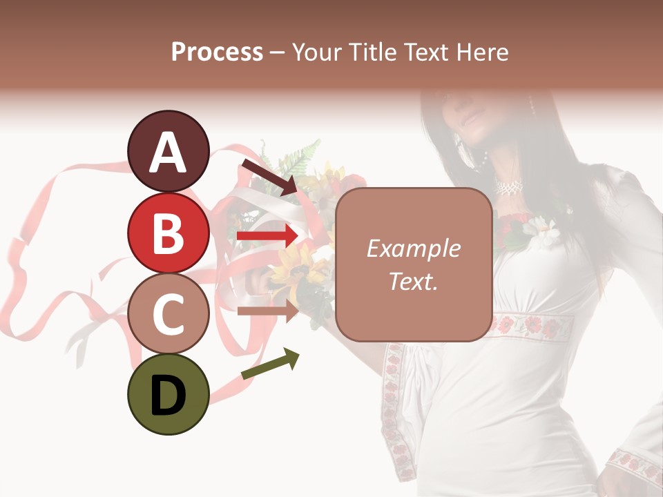 Stitch Isolated Female PowerPoint Template