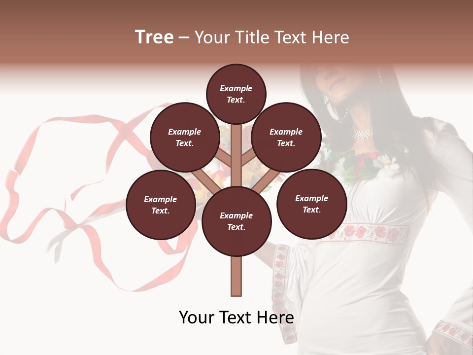 Stitch Isolated Female PowerPoint Template