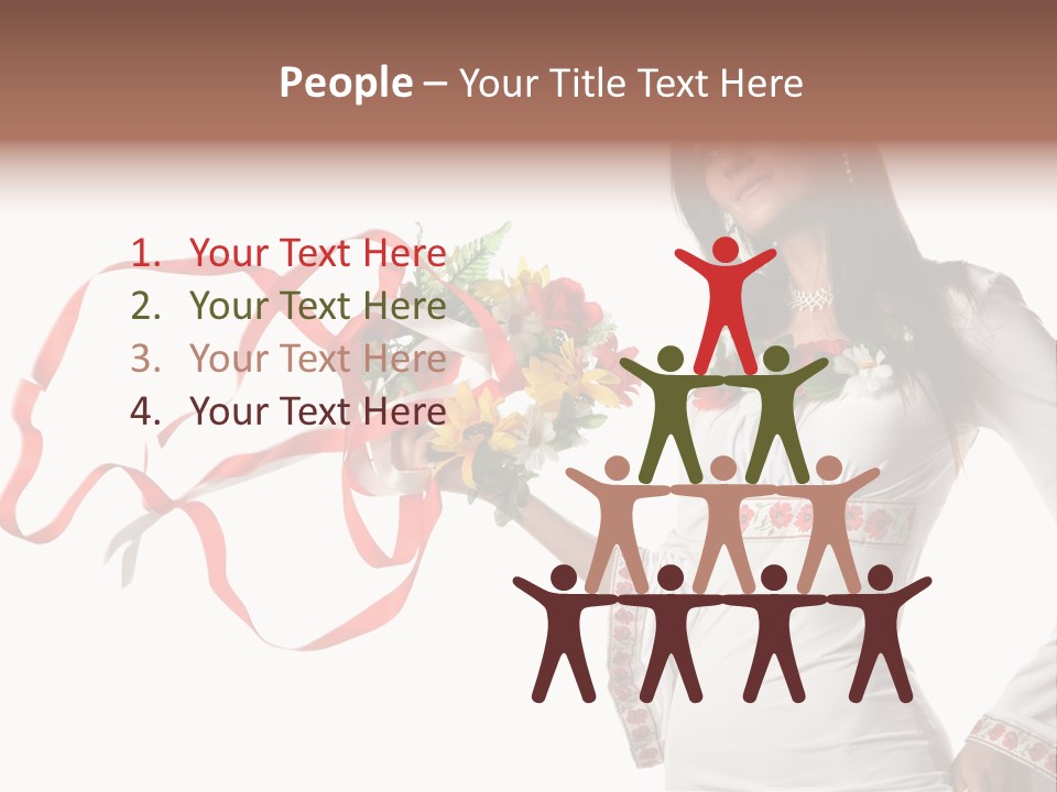 Stitch Isolated Female PowerPoint Template