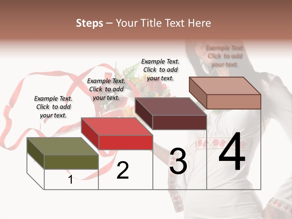 Stitch Isolated Female PowerPoint Template