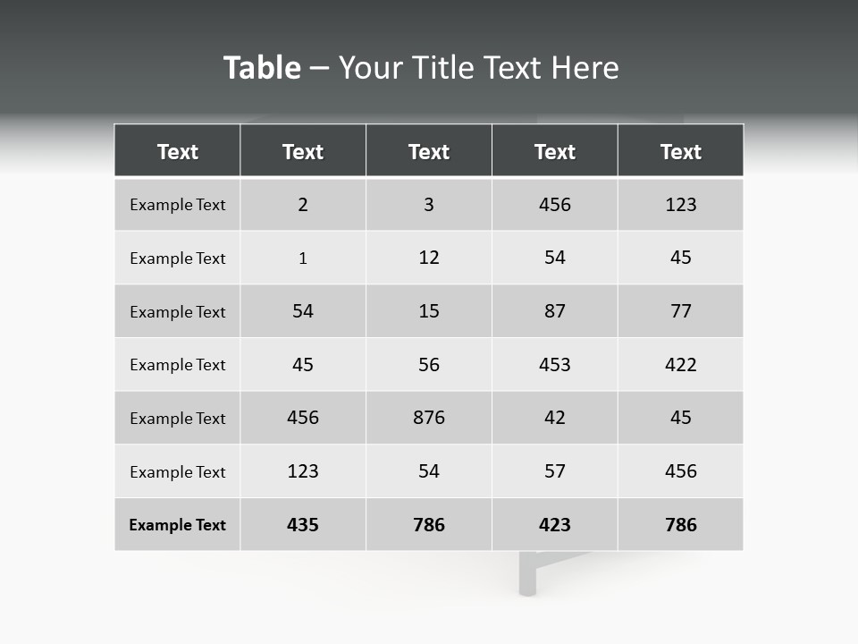 Table Boardroom Management PowerPoint Template