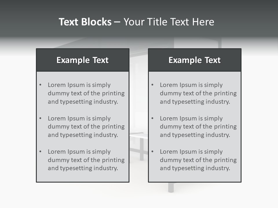 Table Boardroom Management PowerPoint Template