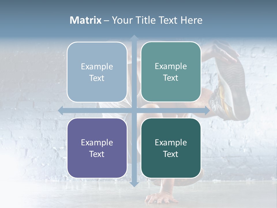 Sport Breakdancing Caucasian PowerPoint Template