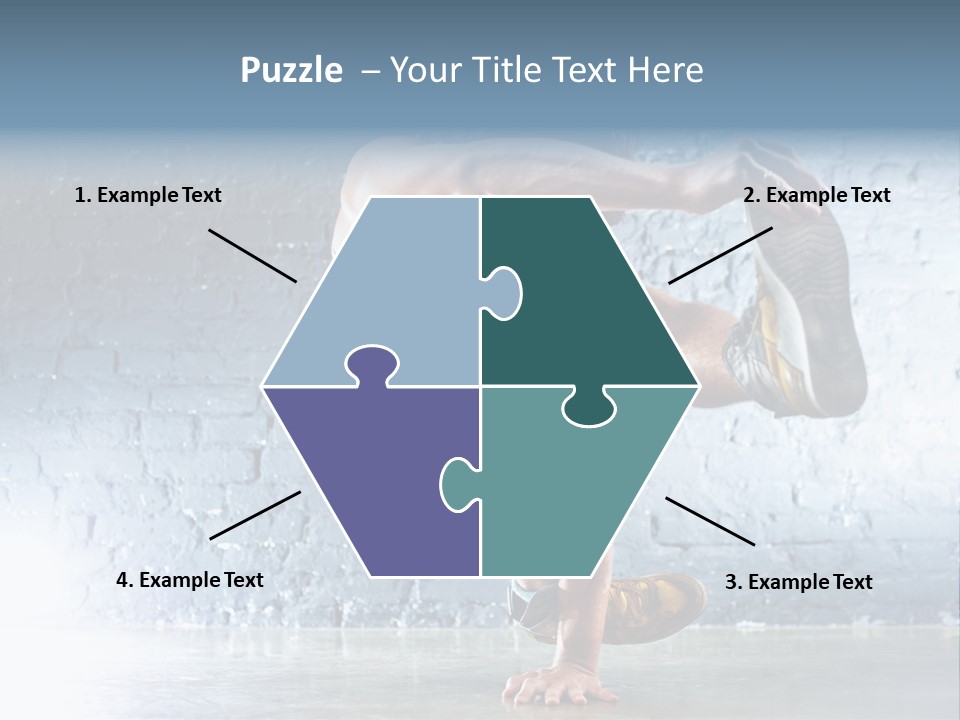 Sport Breakdancing Caucasian PowerPoint Template