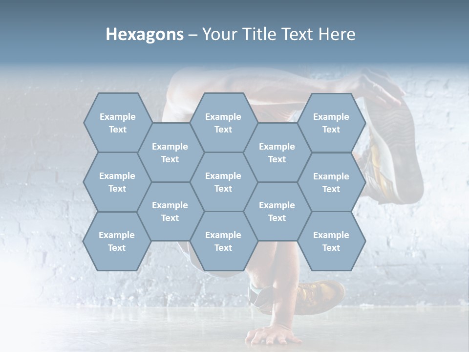 Sport Breakdancing Caucasian PowerPoint Template