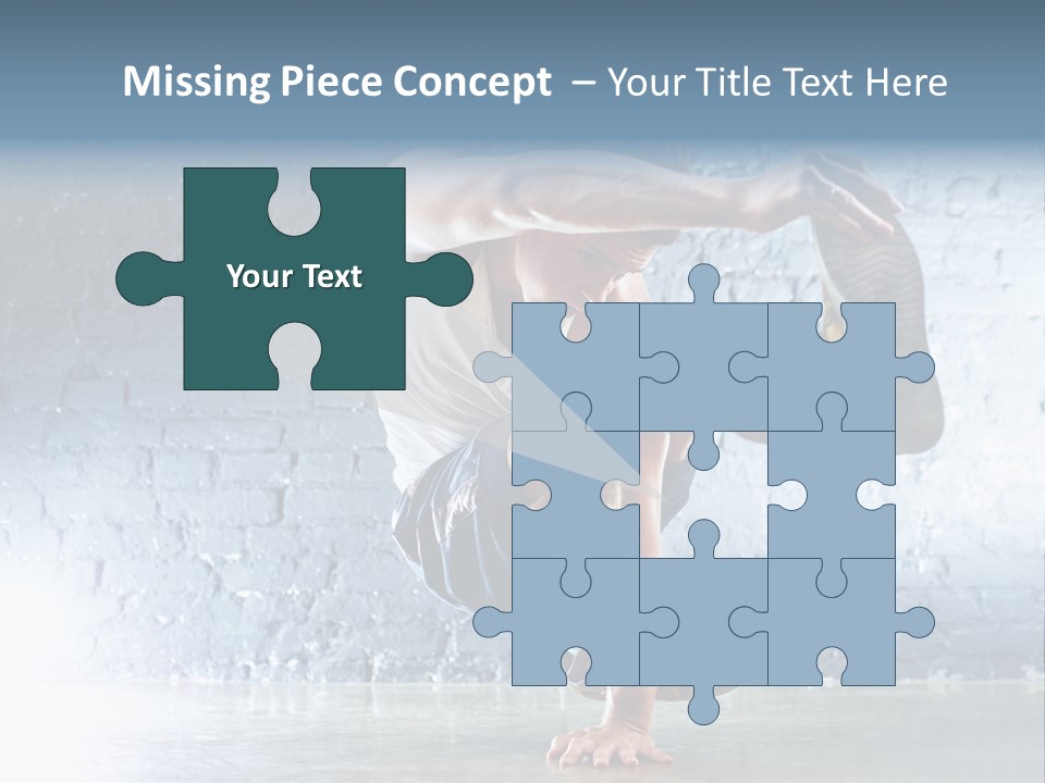 Sport Breakdancing Caucasian PowerPoint Template