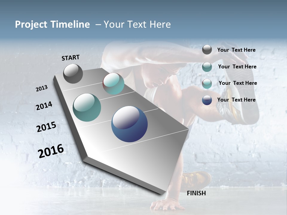 Sport Breakdancing Caucasian PowerPoint Template