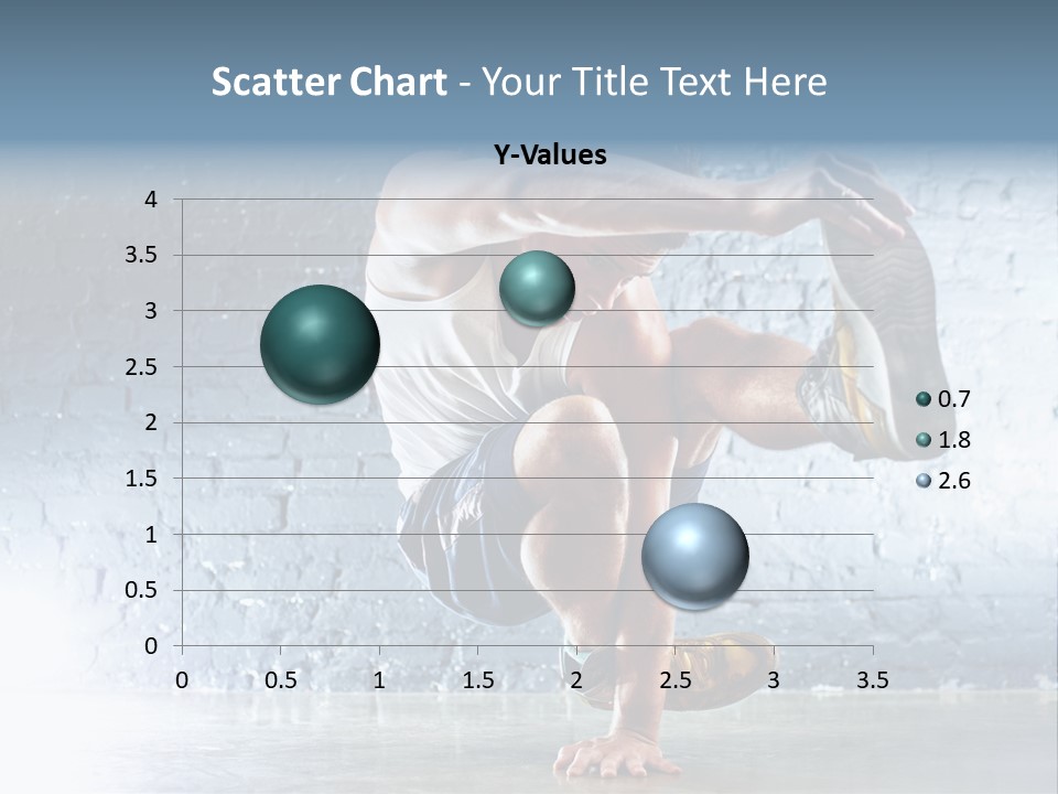 Sport Breakdancing Caucasian PowerPoint Template