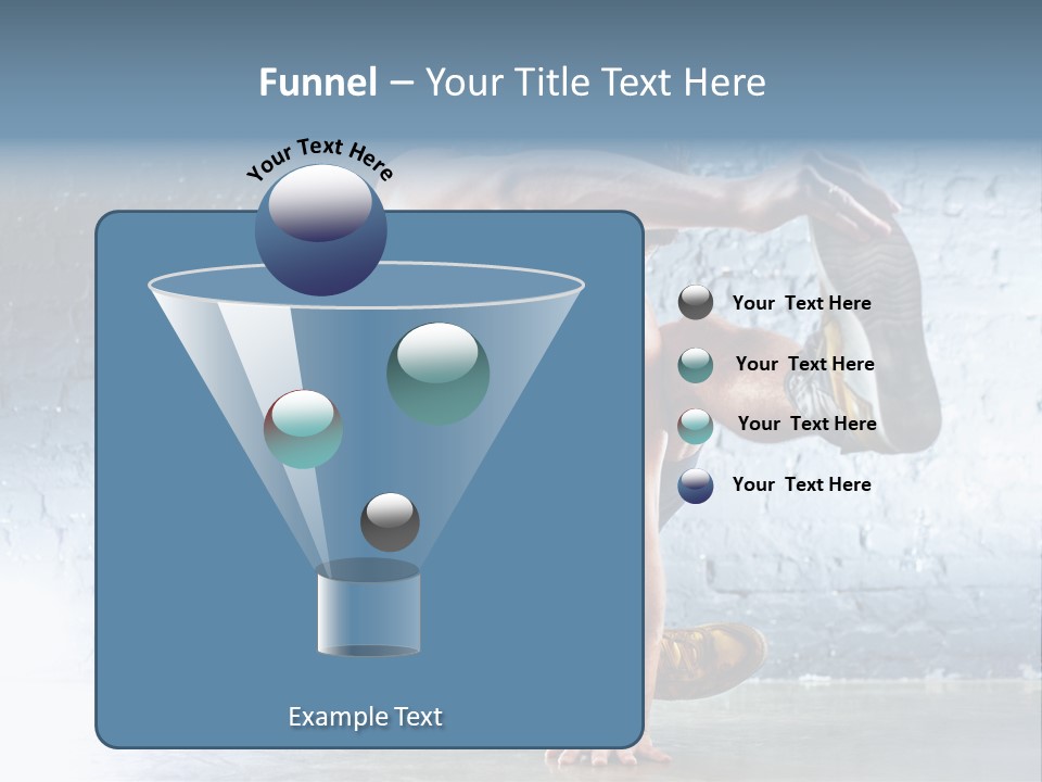 Sport Breakdancing Caucasian PowerPoint Template