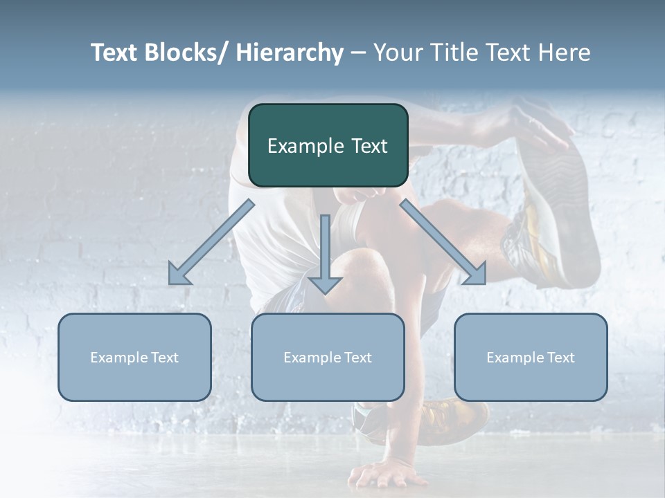 Sport Breakdancing Caucasian PowerPoint Template