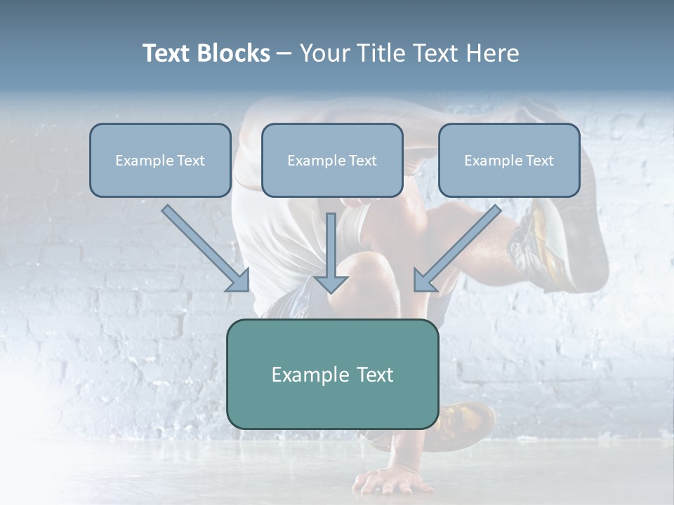 Sport Breakdancing Caucasian PowerPoint Template