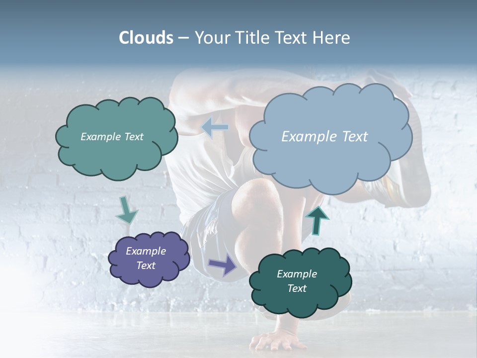 Sport Breakdancing Caucasian PowerPoint Template