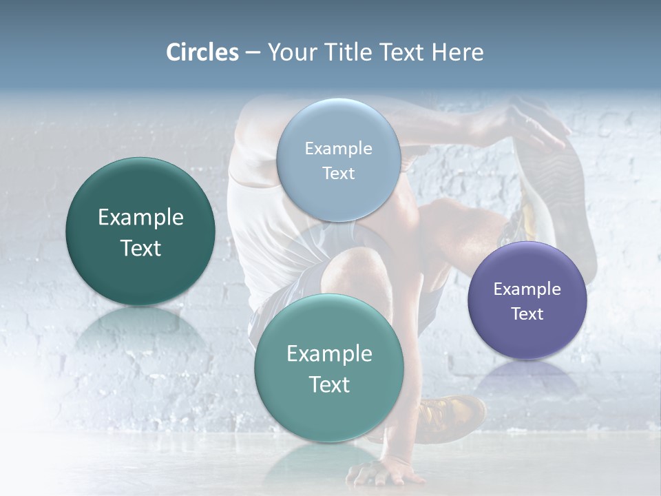 Sport Breakdancing Caucasian PowerPoint Template