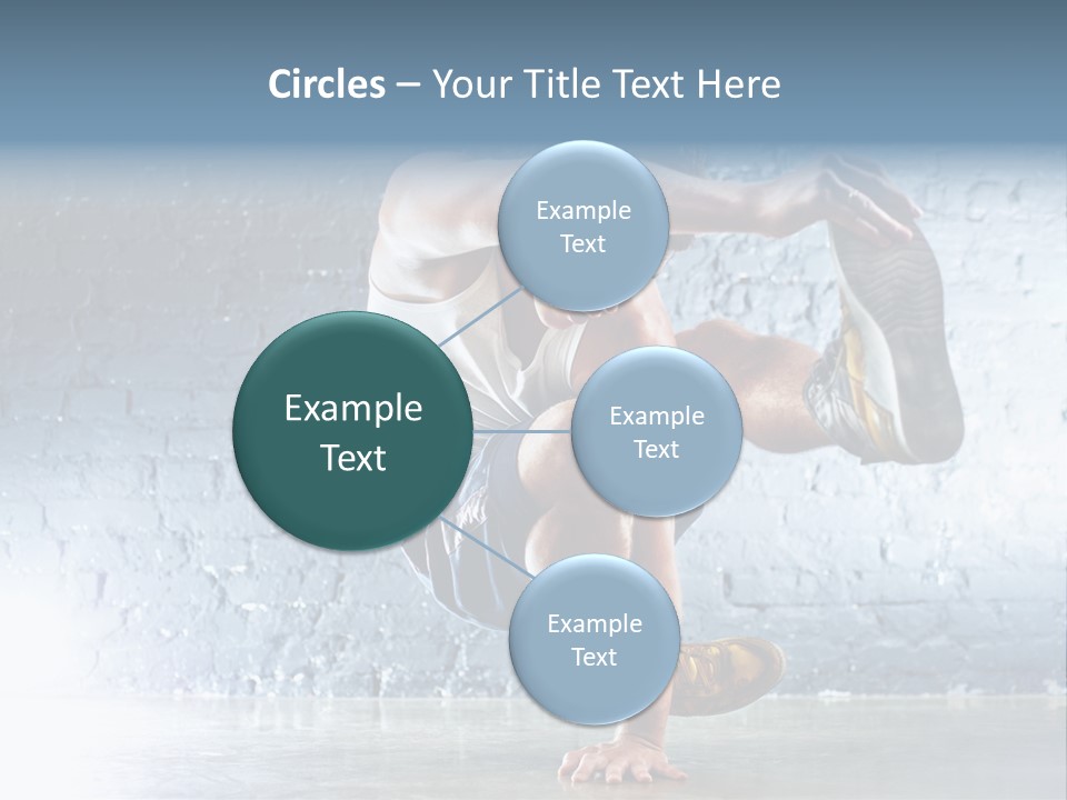 Sport Breakdancing Caucasian PowerPoint Template