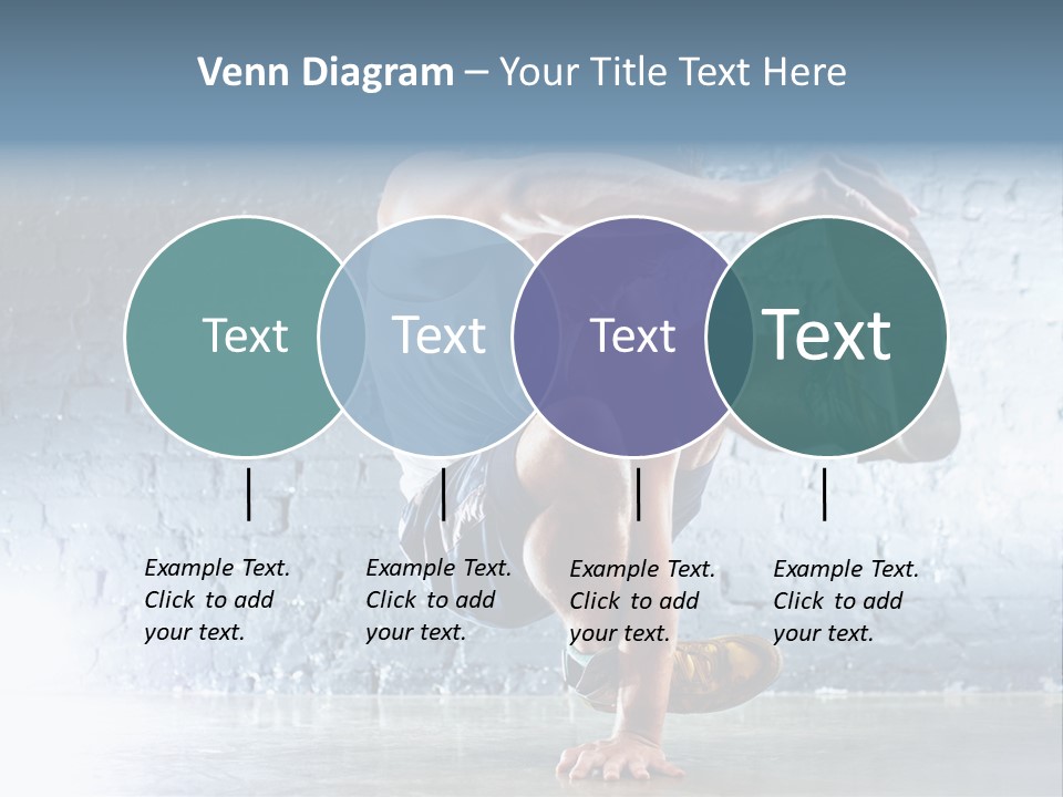 Sport Breakdancing Caucasian PowerPoint Template