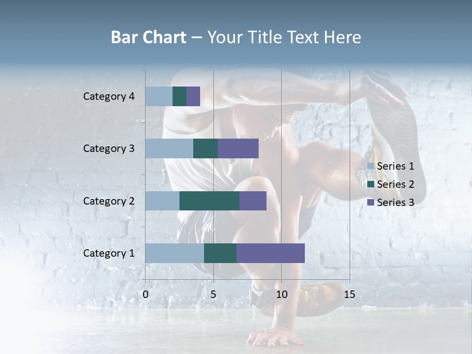 Sport Breakdancing Caucasian PowerPoint Template