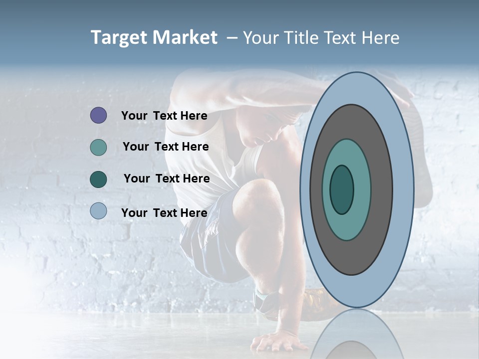 Sport Breakdancing Caucasian PowerPoint Template