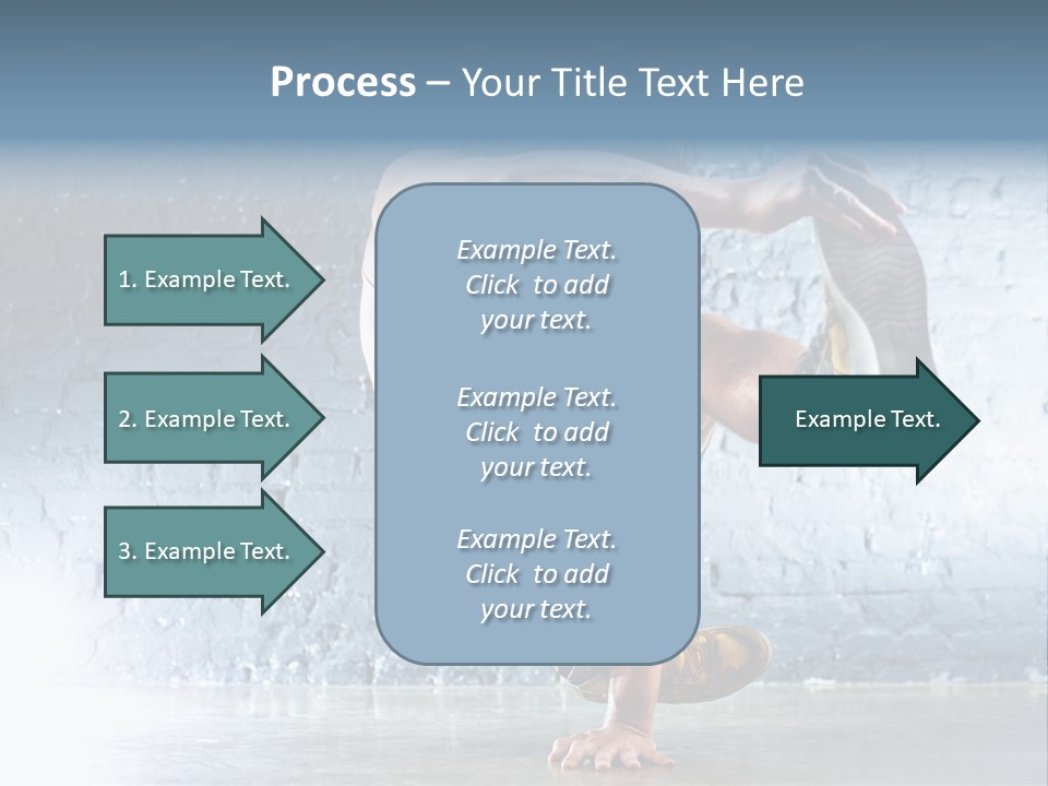 Sport Breakdancing Caucasian PowerPoint Template