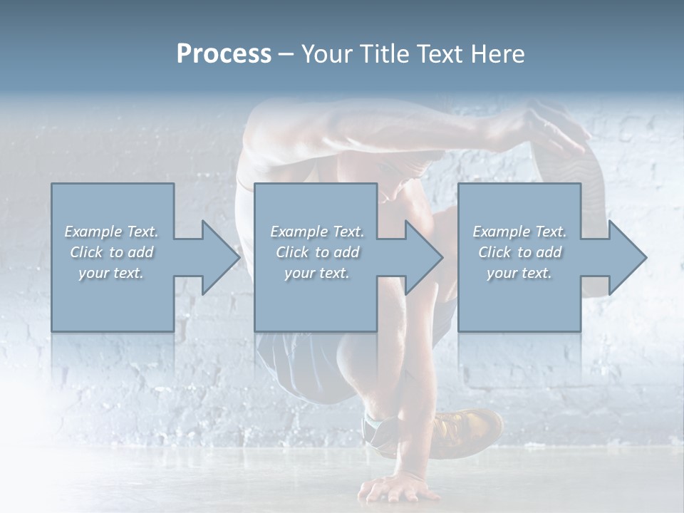 Sport Breakdancing Caucasian PowerPoint Template