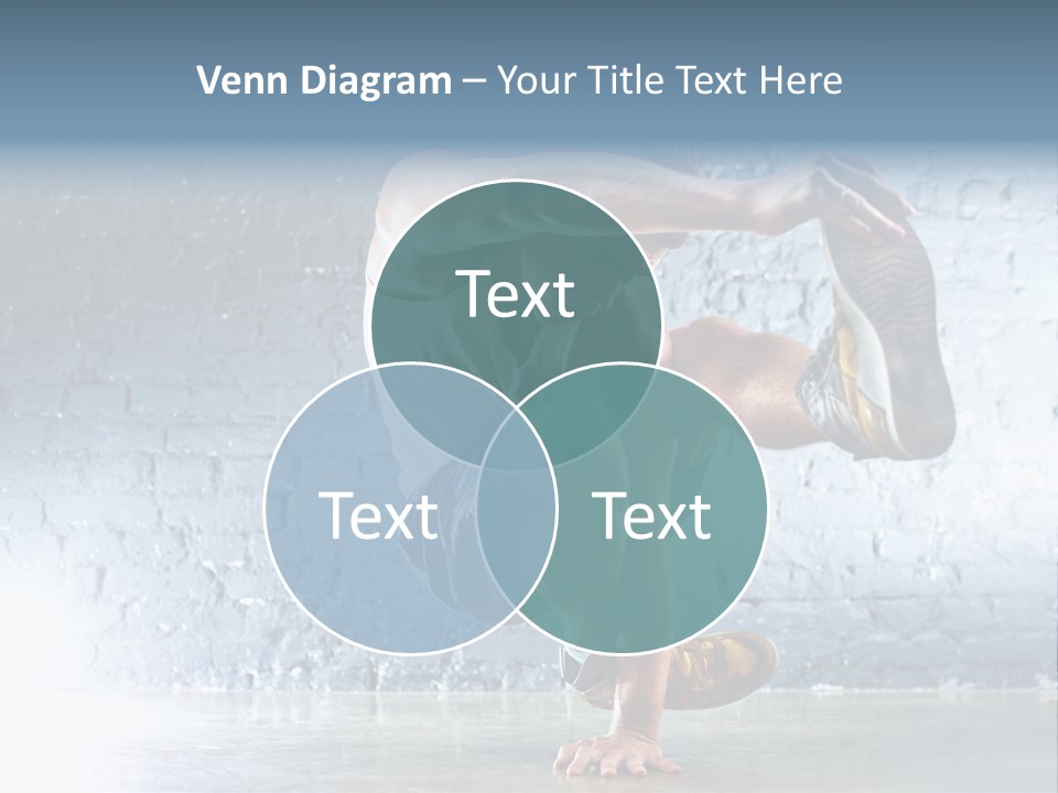 Sport Breakdancing Caucasian PowerPoint Template