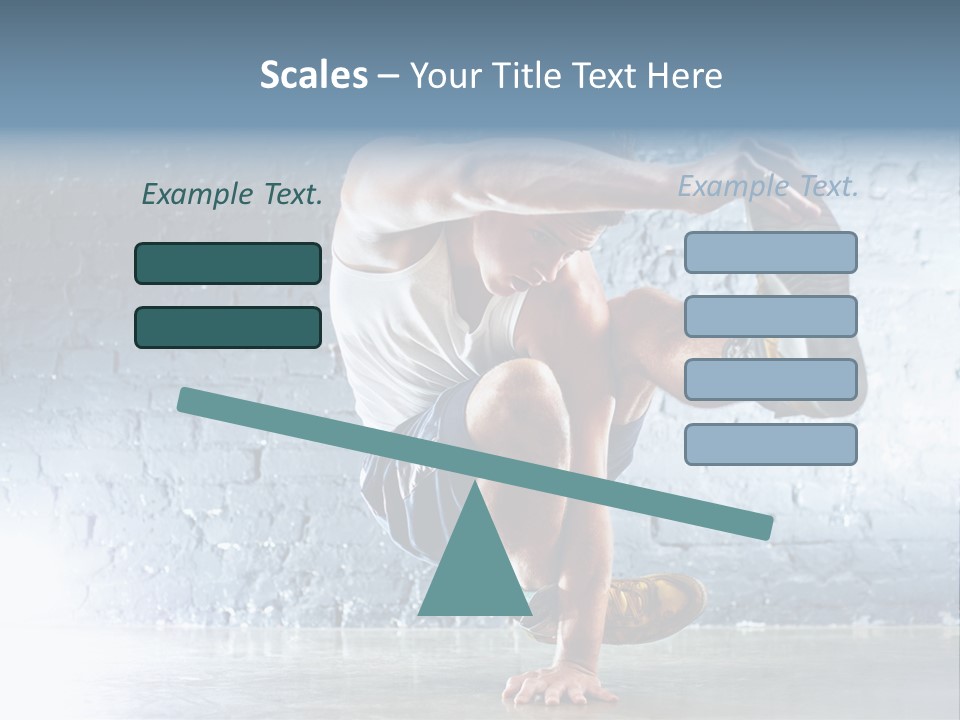 Sport Breakdancing Caucasian PowerPoint Template