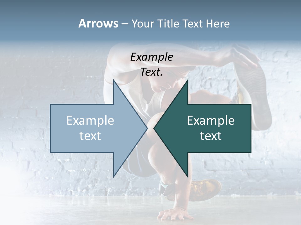 Sport Breakdancing Caucasian PowerPoint Template