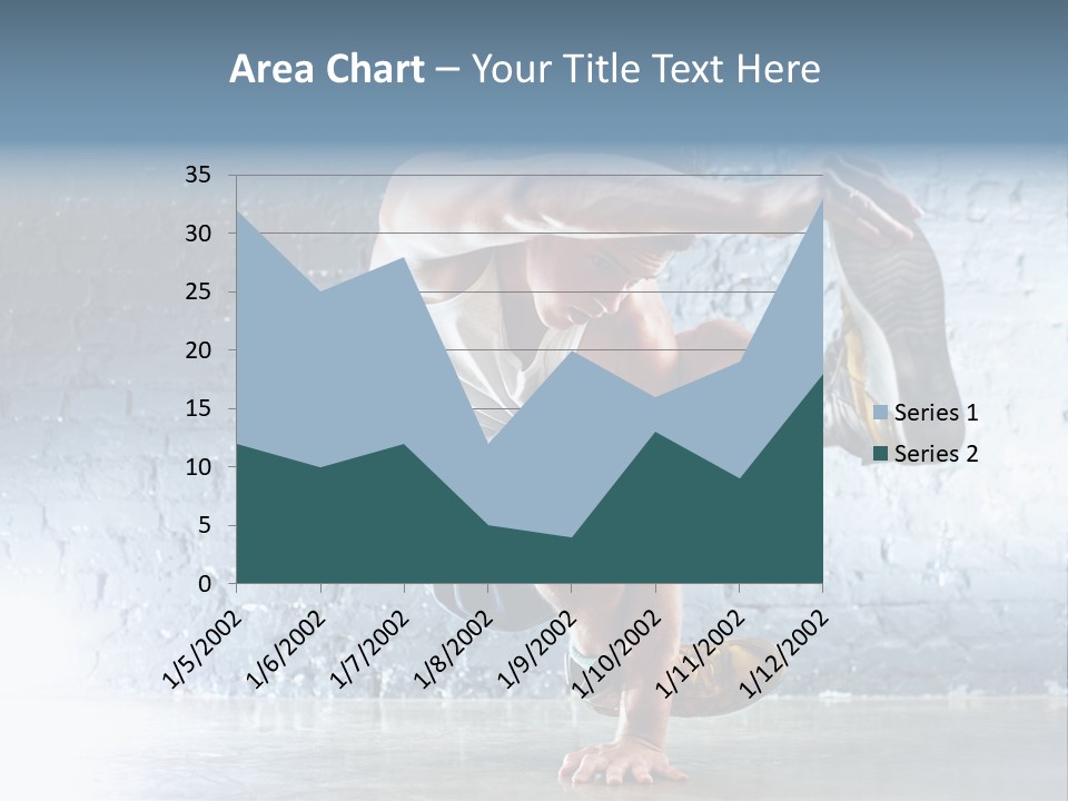 Sport Breakdancing Caucasian PowerPoint Template