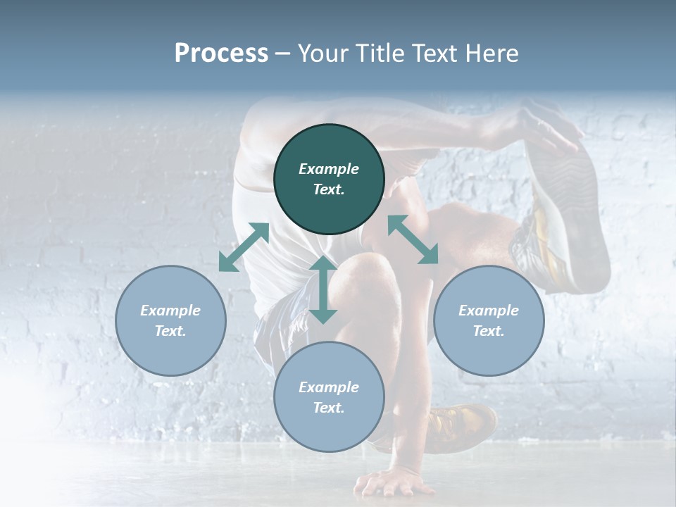 Sport Breakdancing Caucasian PowerPoint Template