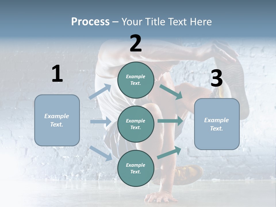Sport Breakdancing Caucasian PowerPoint Template