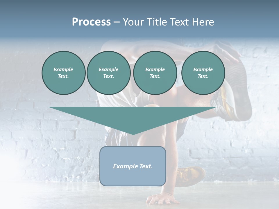 Sport Breakdancing Caucasian PowerPoint Template