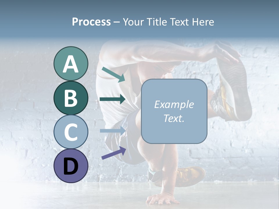 Sport Breakdancing Caucasian PowerPoint Template