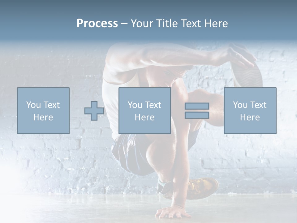 Sport Breakdancing Caucasian PowerPoint Template