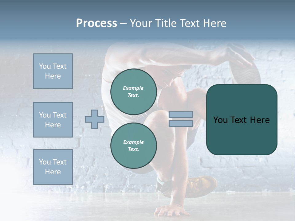 Sport Breakdancing Caucasian PowerPoint Template