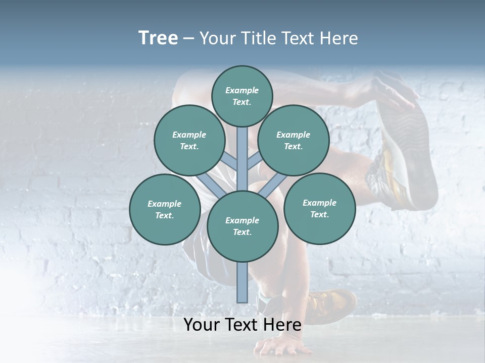 Sport Breakdancing Caucasian PowerPoint Template