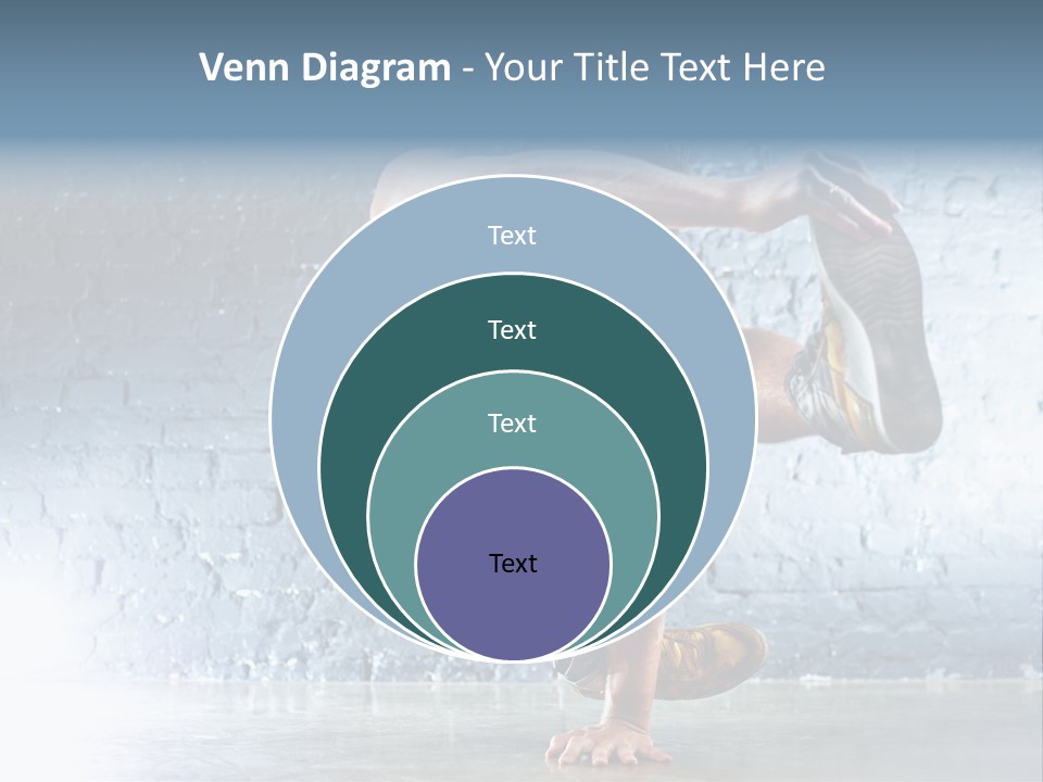 Sport Breakdancing Caucasian PowerPoint Template