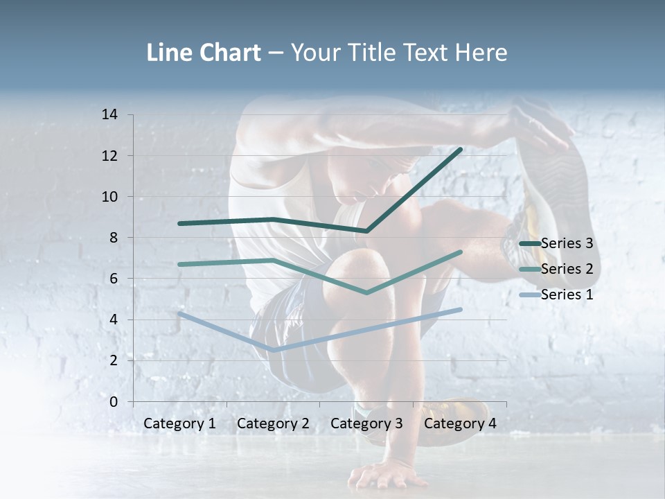 Sport Breakdancing Caucasian PowerPoint Template