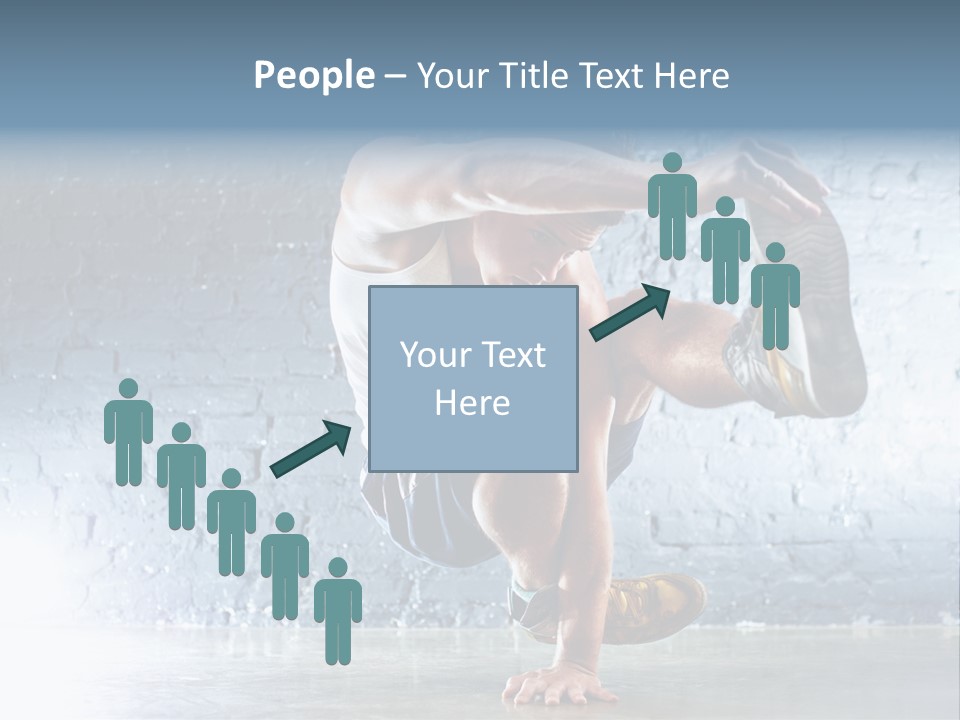 Sport Breakdancing Caucasian PowerPoint Template